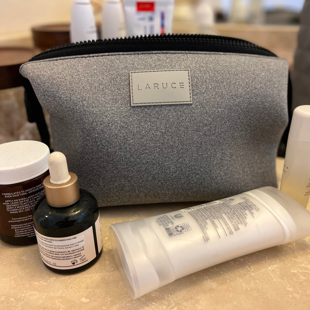 
                  
                    Mel Makeup + Toiletry Bag
                  
                