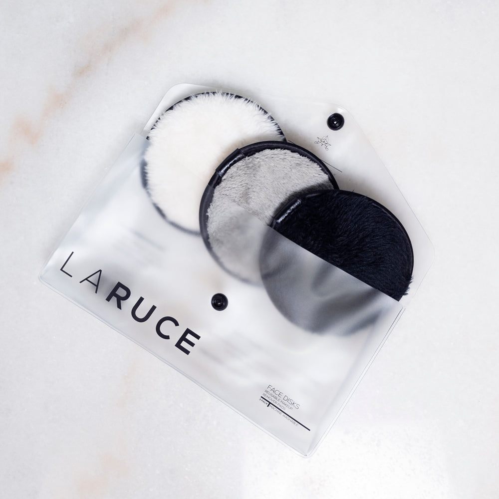 Laruce Mosaic Makeup Bag, Black/Iridescent