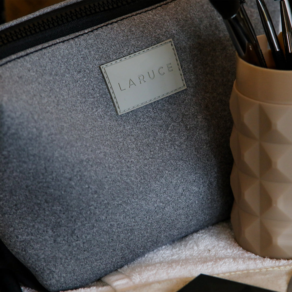 
                  
                    The Mel Makeup + Toiletry Bag by Laruce
                  
                